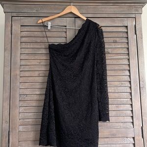 Express Single Arm Lace Dress